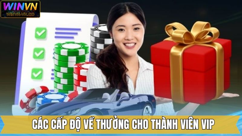 Nắm rõ các cấp độ thưởng dành cho thành viên VIP